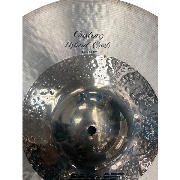 Used Zildjian 18in K CUSTOM HYBRID CRASH Cymbal