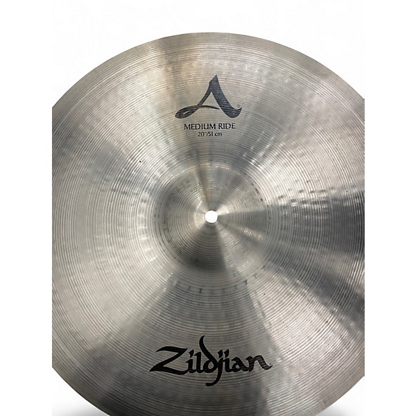 Used Zildjian 20in A MEDIUM RIDE Cymbal