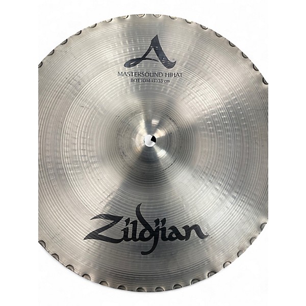 Used Zildjian 13in A MASTERSOUND HI HAT BOTTOM Cymbal