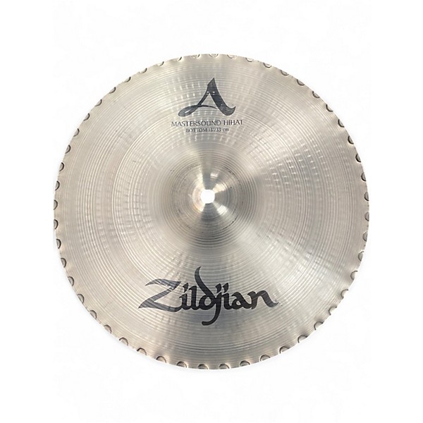 Used Zildjian 13in A MASTERSOUND HI HAT BOTTOM Cymbal