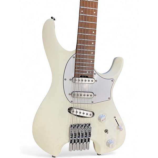 Used Ibanez Ichika Signature Vintage White Solid Body Electric Guitar