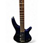 Used Ibanez SR1000 BLUE METALLIC Electric Bass Guitar