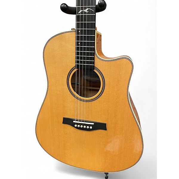 Used Seagull Artist cameo Natural Acoustic Electric Guitar