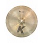 Used Zildjian 17in K THIN DARK CRASH Cymbal thumbnail