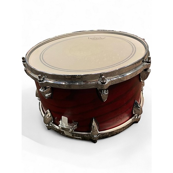 Used Orange County Drum & Percussion 13X7 MAPLE ASH SNARE RED Drum