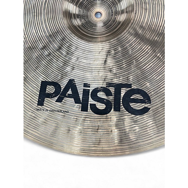 Used Paiste 21in Signature Silver Mellow Ride Cymbal