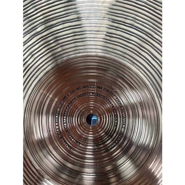 Used Paiste 21in Signature Silver Mellow Ride Cymbal