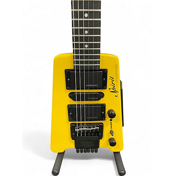 Used Spirit GT Pro Yellow Electric Guitar