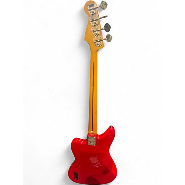 Used Fender J-Craft Jaguar Red Electric Bass Guitar