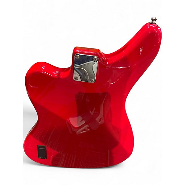 Used Fender J-Craft Jaguar Red Electric Bass Guitar