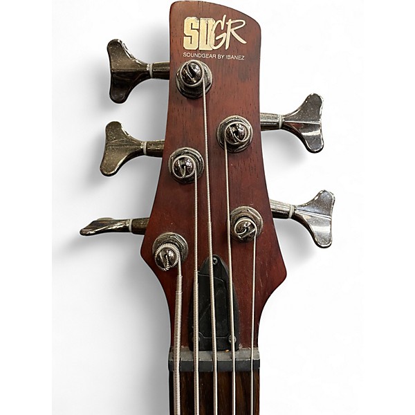 Used Ibanez SR505 5 String Natural Electric Bass Guitar