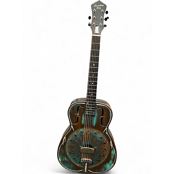 Used Recording King RM 997-VG Classic Copper Resonator Guitar