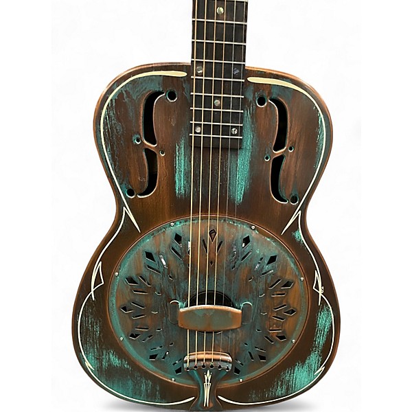 Used Recording King RM 997-VG Classic Copper Resonator Guitar