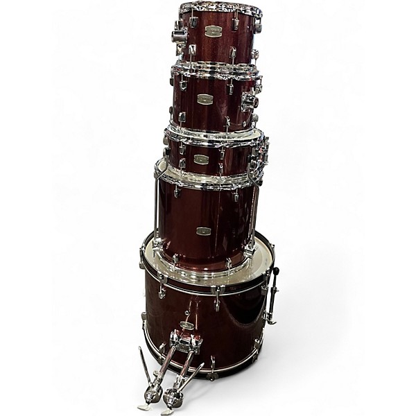Used Yamaha 5 Piece ILZ Rydeen Burgundy Drum Kit