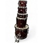 Used Yamaha 5 Piece ILZ Rydeen Burgundy Drum Kit