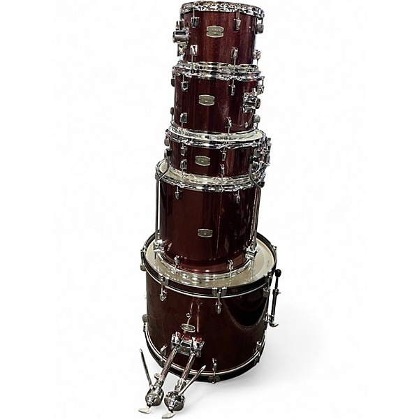 Used Yamaha 5 Piece ILZ Rydeen Burgundy Drum Kit