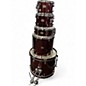 Used Yamaha 5 Piece ILZ Rydeen Burgundy Drum Kit