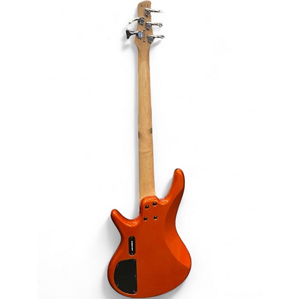 Used Ibanez GSR205 5 String Metallic Orange Electric Bass Guitar