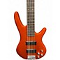 Used Ibanez GSR205 5 String Metallic Orange Electric Bass Guitar
