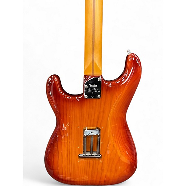 Used 2024 Fender American Professional II Stratocaster HSS Sienna Sunburst Solid Body Electric Guitar