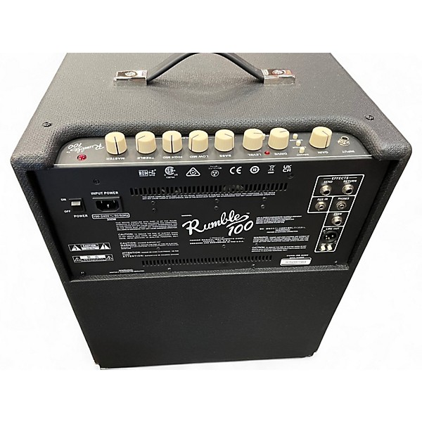 Used Fender Rumble V3 100W 1x12 Bass Combo Amp