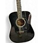 Used Fender Gemini Black Acoustic Guitar