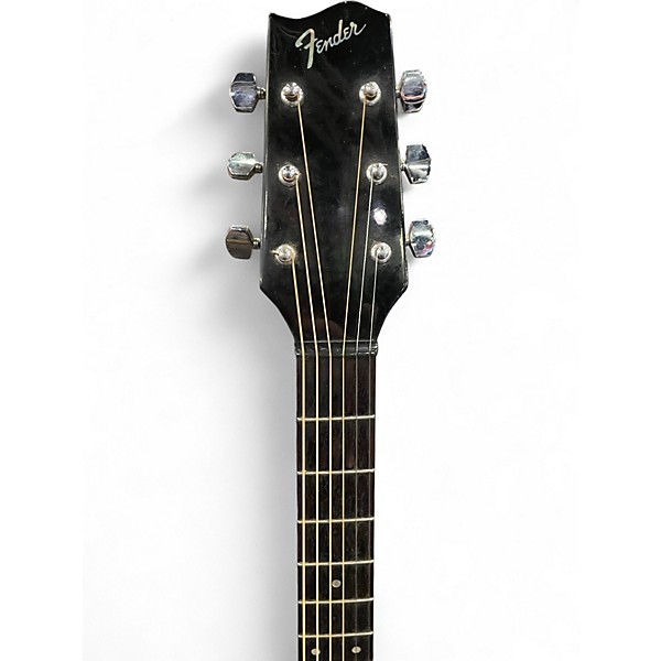 Used Fender Gemini Black Acoustic Guitar