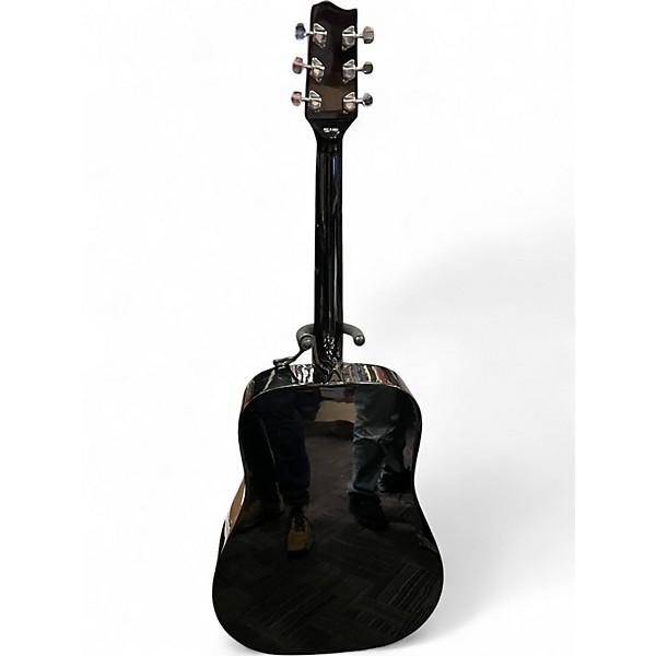 Used Fender Gemini Black Acoustic Guitar