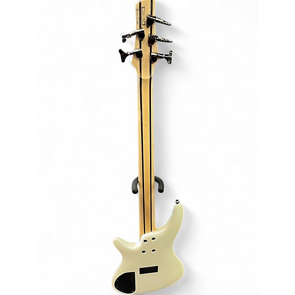 Used Ibanez SR305 5 String WHITE Electric Bass Guitar