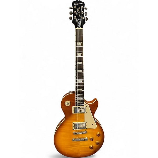 Used Epiphone Les Paul Standard Pro Honey Burst Solid Body Electric Guitar