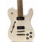 Used Fender JA90 Jim Adkins Thinline Telecaster Alpine White Hollow Body Electric Guitar