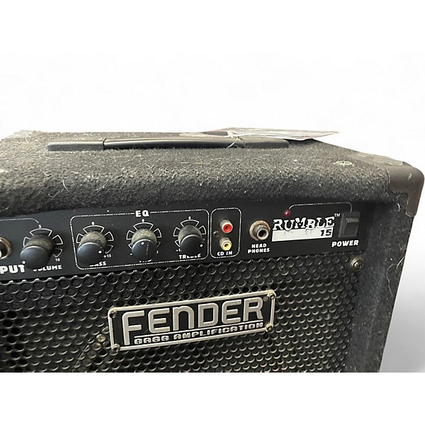 Used Fender Rumble 15 15W 1X8 Bass Combo Amp