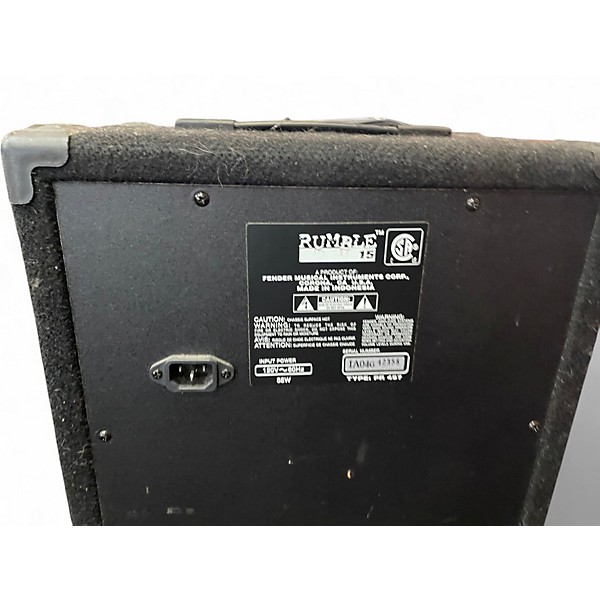 Used Fender Rumble 15 15W 1X8 Bass Combo Amp