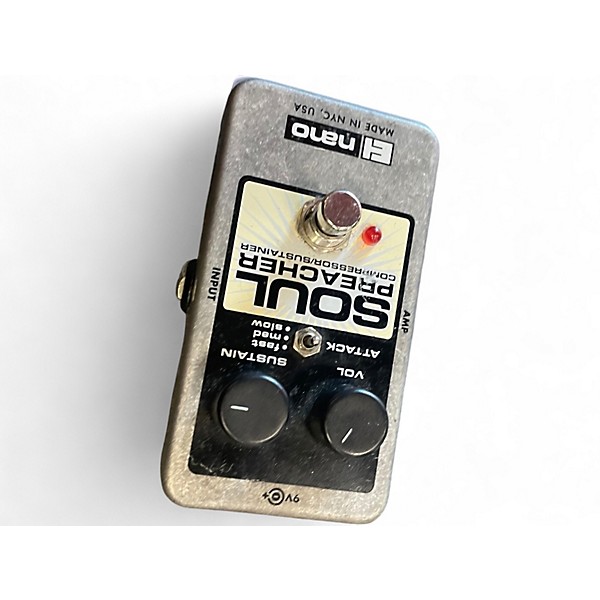 Used Electro-Harmonix Soul Preacher Nano Compressor / Sustainer Effect Pedal