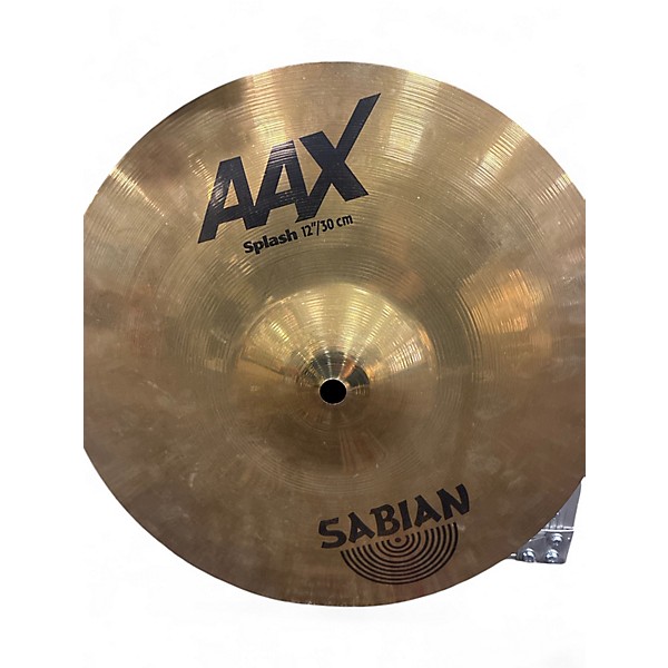 Used SABIAN 12in AAX Splash Brilliant Cymbal