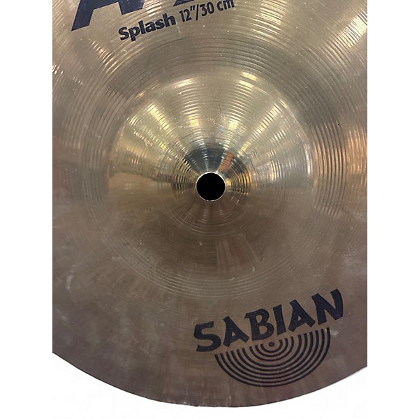 Used SABIAN 12in AAX Splash Brilliant Cymbal