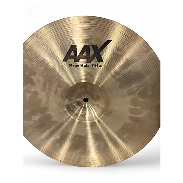 Used SABIAN 14in AAX Stage Hi Hat Pair Cymbal