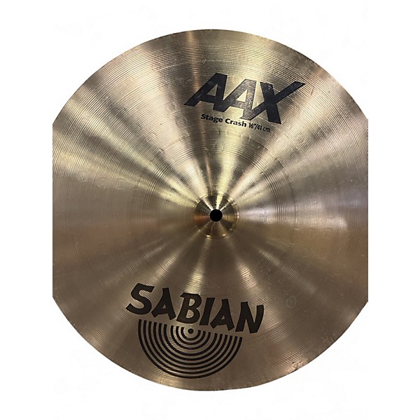 Used SABIAN 16in AAX Stage Crash Cymbal