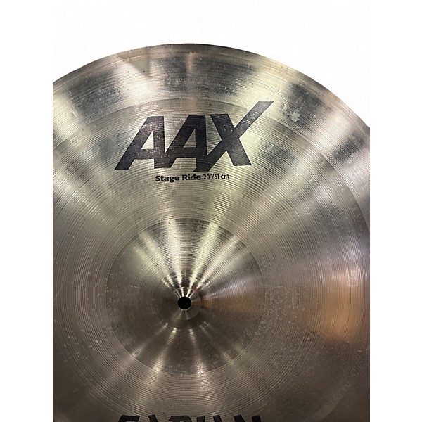 Used SABIAN 22in AAX Stage Ride Cymbal