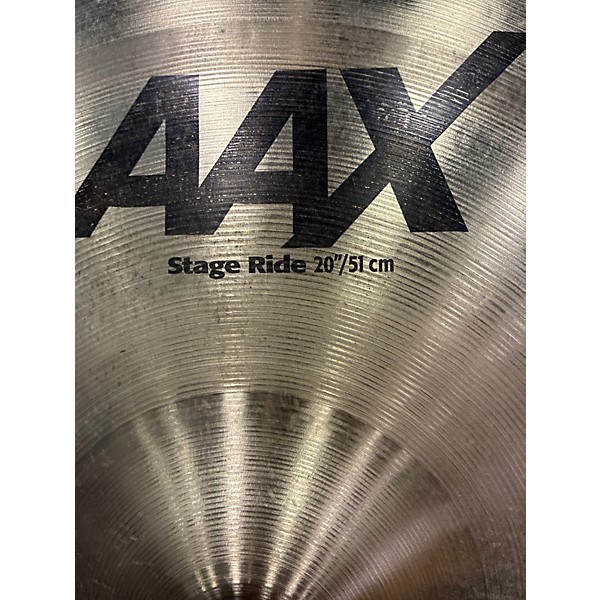 Used SABIAN 22in AAX Stage Ride Cymbal