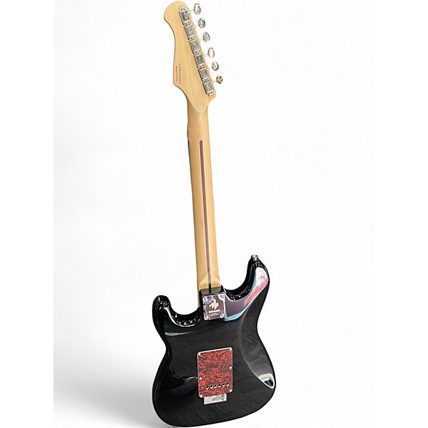 Used Donner S-Style Black Solid Body Electric Guitar