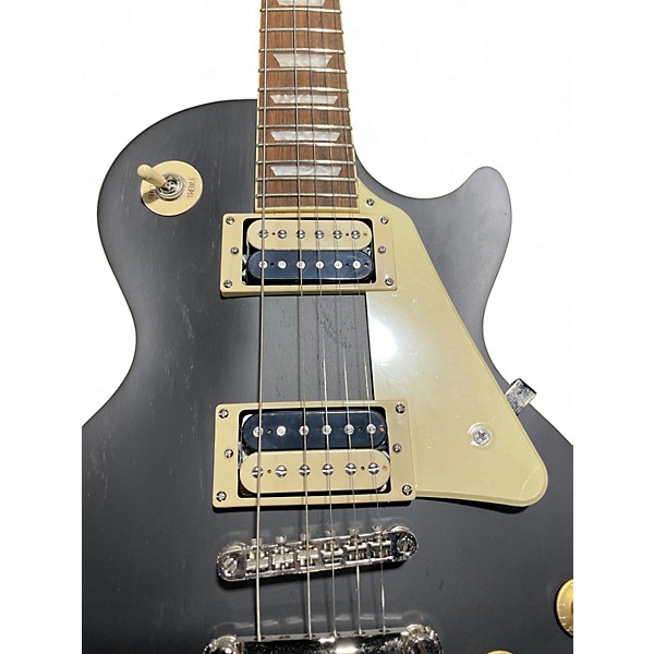 Used Epiphone Les Paul Traditional Pro IV Black Solid Body Electric Guitar