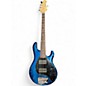 Used Ernie Ball Music Man Stingray 5 HH Blue Electric Bass Guitar thumbnail