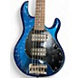 Used Ernie Ball Music Man Stingray 5 HH Blue Electric Bass Guitar
