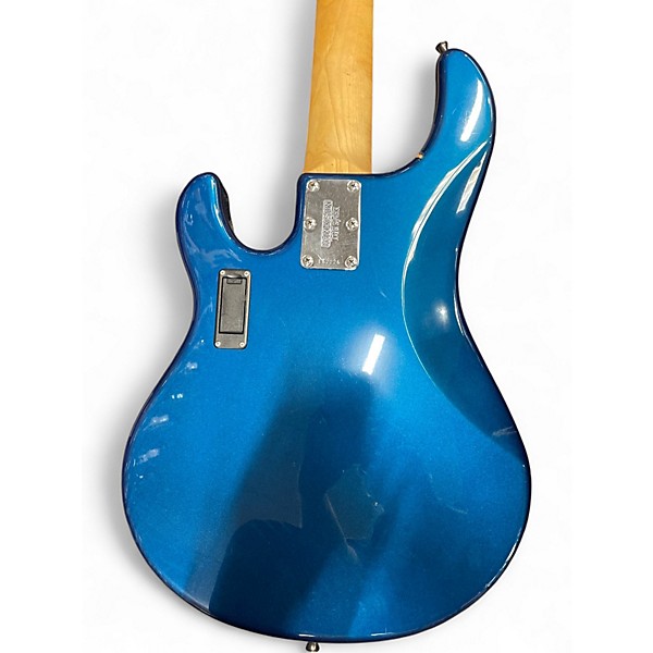 Used Ernie Ball Music Man Stingray 5 HH Blue Electric Bass Guitar