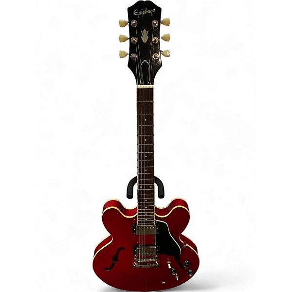 Used Epiphone ES335 IG Cherry Solid Body Electric Guitar