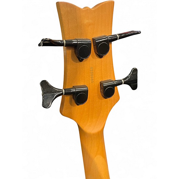 Used Schecter Guitar Research Custom 4 Natural Electric Bass Guitar
