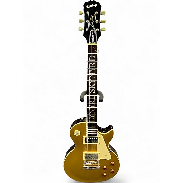 Used 2003 Epiphone Les Paul Lynyrd Skynyrd 30th Anniversary Gold Solid Body Electric Guitar