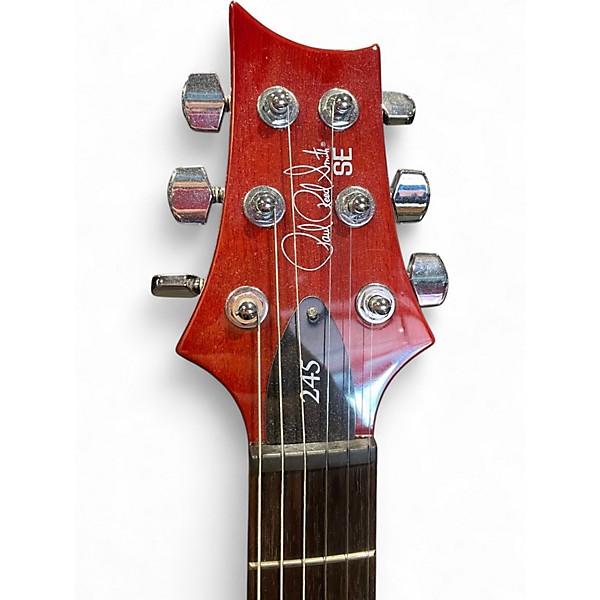 Used PRS 245 SE Cherry Sunburst Solid Body Electric Guitar