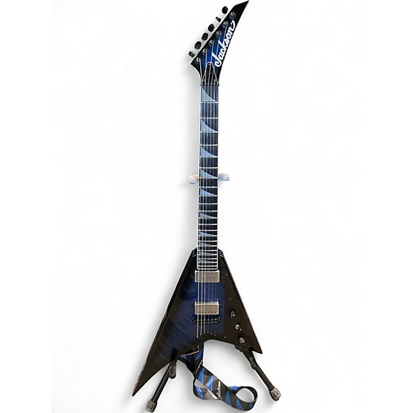 Used Jackson RRTMG Randy Rhoads Pro Metallic Blue Burst Solid Body Electric Guitar